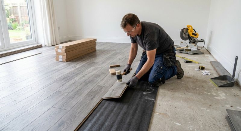 Laminate Floor Installation in Madison County, OH