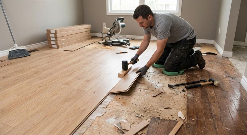 Laminate Floor Replacement in Greene County, OH