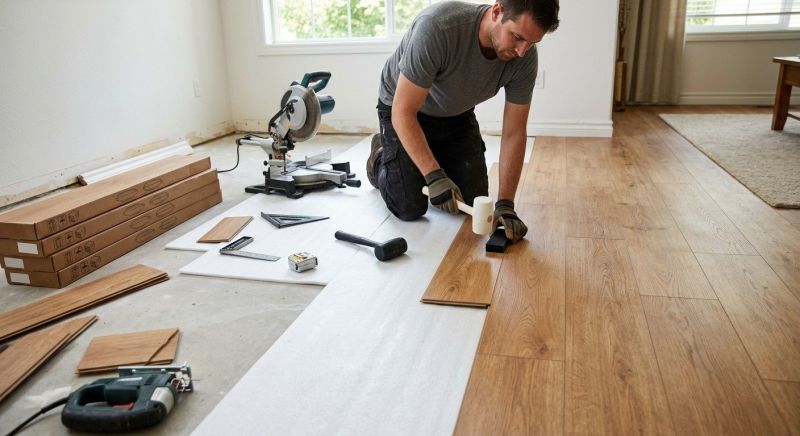 Laminate Floor Replacement in Medway, OH