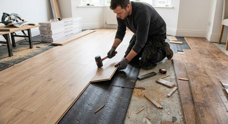Laminate Floor Replacement in South Solon, OH