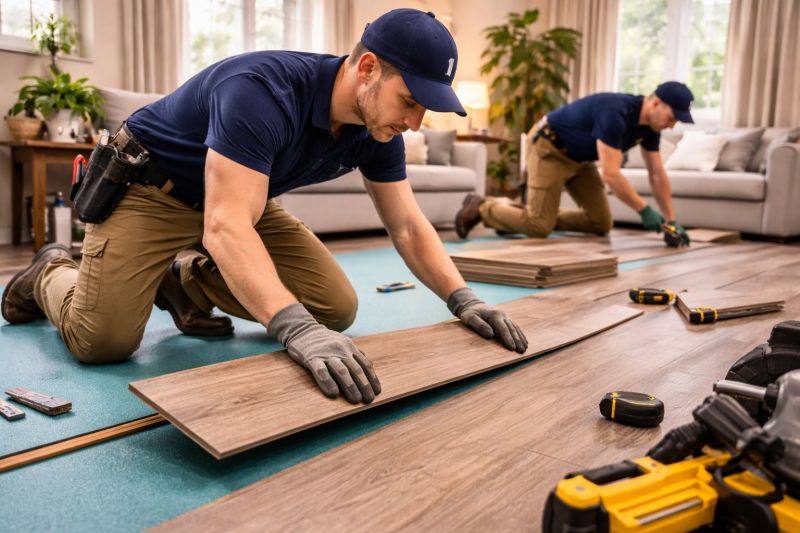 Laminate Floor Replacement in South Vienna, OH