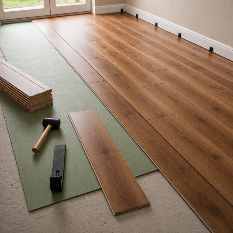 Laminate Floor Replacement in Tipp City, OH