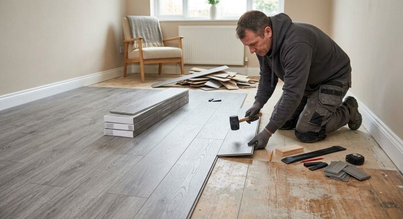 Laminate Floor Replacement in Tipp City, OH