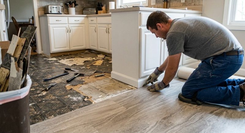 Linoleum Floor Installation in Fairborn, OH