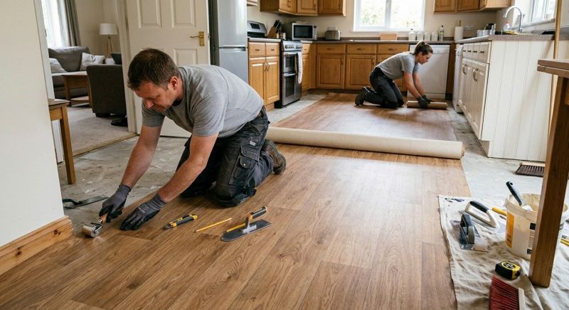 Linoleum Floor Installation in Springfield, OH