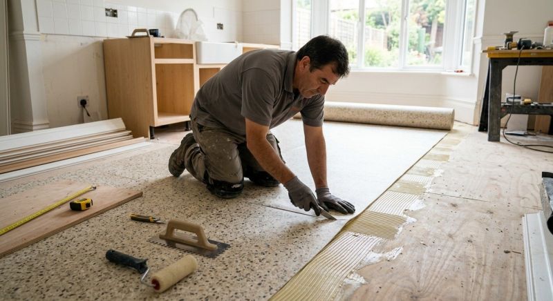 Linoleum Floor Installation in Springfield, OH