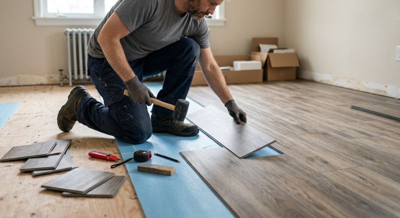 Linoleum Floor Installation in Xenia, OH