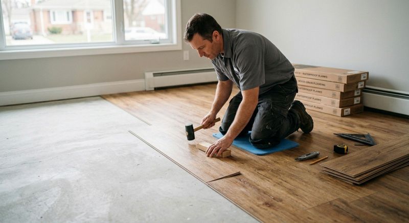 Linoleum Flooring Replacement in Springfield, OH