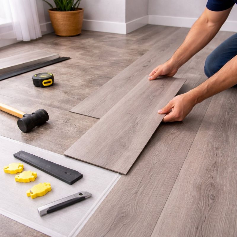 Luxury Vinyl Tile Installation in Yellow Springs, OH