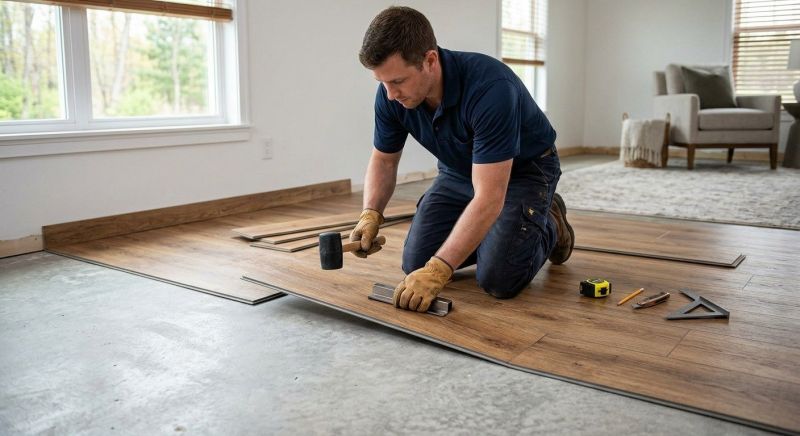 Luxury Vinyl Tile Installation in Yellow Springs, OH