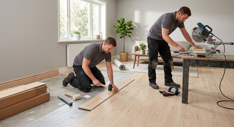 Plank Laminate Installation in Springfield, OH