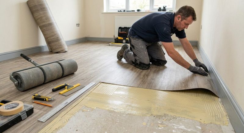 Sheet Flooring Installation in South Solon, OH