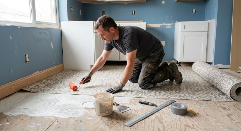 Sheet Flooring Installation in South Solon, OH