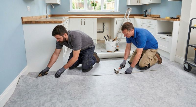 Sheet Linoleum Installation in Springfield, OH