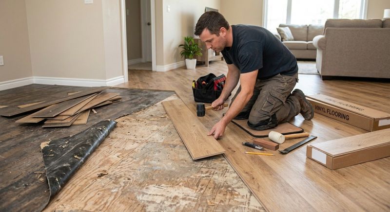 Vinyl Flooring Installation in Clark County, OH