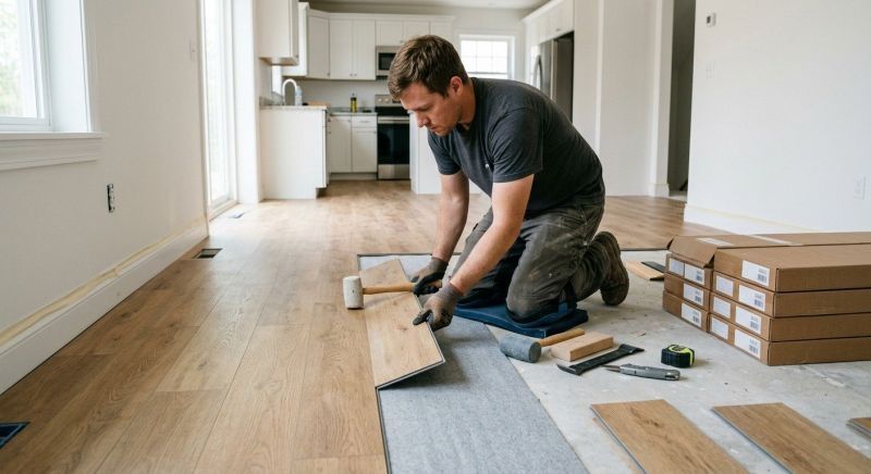 Vinyl Plank Floor Installation in Springfield, OH